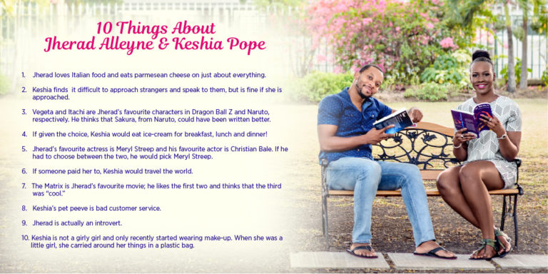 10 Things About Jherad Alleyne and Keshia Pope
