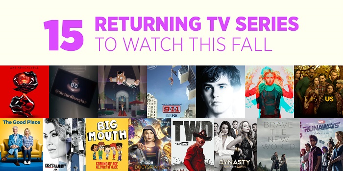 15 Returning TV Series to Watch This Fall
